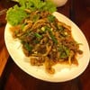 ลาบเป็ดเผ็ดๆ(ขนาดสั่งว่าไม่เผ็ดแล้วนะ)เนื้อเป็ดไม่ค่อยมี