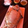 ปลาทับทิมเผา 250 บาท