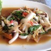 ปลาหมึกผัดกระเพรา