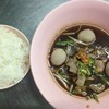 เกาเหลาลูกชิ้นรวม ข้าวเปล่า