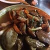 เผือกทอดผัดหมูกรอบ.....  อร่อย!!