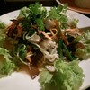 ยำเห็ดสามอย่างกุ้งสด