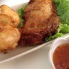 ไก่ย่างข้าวทอด