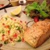 Salmon steak