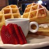 Strawberry waffle