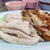 ข้าวมันไก่ไม่หนัง ผสมไก่ทอด 60 บาท