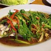 ปลากะพงนึ่งซีอิ้ว