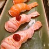 Salmon & Salmon Aburi Sushi