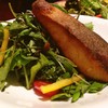 Grilled Salmon Rocket Salad