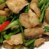 ปลาอินทรีย์ผัดขึ้นช่าย