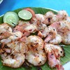 Grilled Prawn With Garlic Sauce