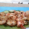 Grilled Prawn With Garlic Sauce