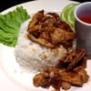 ข้าวหมูกระเทียม .