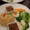 ข้าวคลุกน้ำพริกลงเรือกับข้าวผัดปลาเค็ม