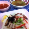 ข้าวหมูแดง ก่อนราดน้ำ..^^@บะหมี่-ลอยฟ้า