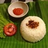 Rice Served With Nasi Ayam Padang