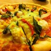 Seafood Basil Pizza 