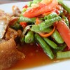 ตำถั่วหมูกรอบ