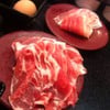 หมูสไลซ์ กับ เบค่อน..^^@Shabushi  เซ็นทรัล ศาลายา