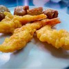 กุ้งทอดเผือกทอด