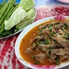 "น้ำตกหมู" ดูสีสันความแซ่บกันเลย