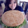 หน้าว่าใหญ่แล้ว เบอร์เกอร์ยังใหญ่กว่าอีก ดีใจ555