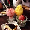 บลูเบอรี่ชีสพาย Strawberry Smoothies Ice Cream Home Made😁😁