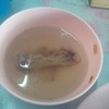 น้ำซุปไก่ติดกระดูกเคี้ยวได้