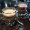mocha+ hot chocolate.  75+75