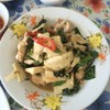 ยอดมะพร้าวผัดขี้เมาไก่