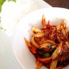 ข้าวทูน่าผัดพริกเผา