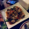 ผัดเห็ดฟางใส่กุ้ง
