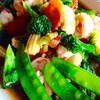 ผัดผักรวมกุ้ง