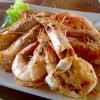 กุ้งแชบ๊วยเผา ครึ่งโล 500 บาท
