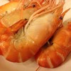 กุ้งลวก สดๆ กับน้ำจิ้มรสเด็ด อร่อยค่ะ