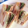 Club Sandwich (แฮม/ชีส/ไข่และผัก) 70.-