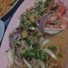 ยำตะไคร้กุ้งสด