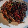 เนื้อผัดใบยี่หร่า