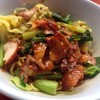 บะหมี่เกี๊ยว ราดน้ำ หมูแดง