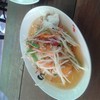 ส้มตำไทย-ไข่เค็ม