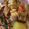ข้าวแกงเขียวหวานฟักไก่