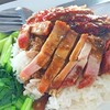 หน้าเป็ดบวกหมูกรอบ 60 บาท