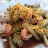 สายบัวผัดกุ้ง 80.-