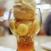 Caramel Craving Sundae --ใส่กล้วย ถั่ว เวเฟอร์กรอบ ราดcaramel