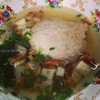 เกาเหลาหมูกรอบ+บะช่อ บ่ะช่อลวกสดๆ แผ่นโต ทั้งชาม 45 บาท ซุปเช็งซดคล่อง