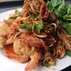 ยำกุ้งชุปแป้งทอด