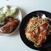 ตำไทยรสเด็ด ไก่ย่างแสนอร่อย