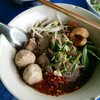 เส้นเล็กน้ำลูกชิ้นเนื้อสด..^^@พ.เพียร ก๋วยเตี๋ยวเนื้อ