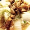 ผักกาดขาวหมูกรอบ