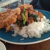 กระเพราหมูกรอบ ไข่เจียว